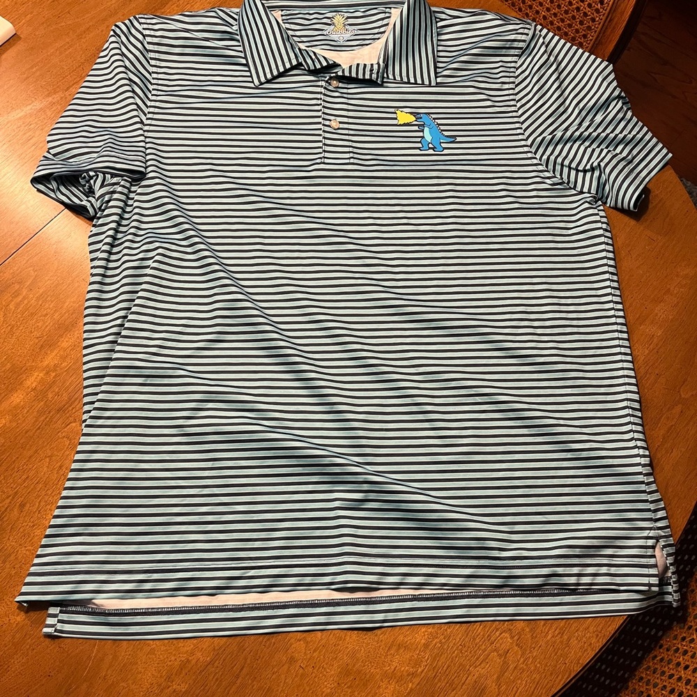 Chubbies green and navy Polo Shirt